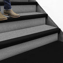 Anti-Slip GRP Stair Treads With Black Nosing