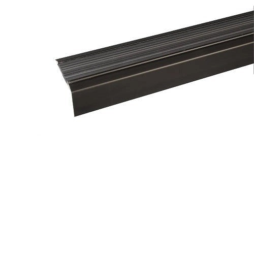 Light Gray Aluminium Stair Nosing For Step Edges 46mm x 30mm - Self Adhesive