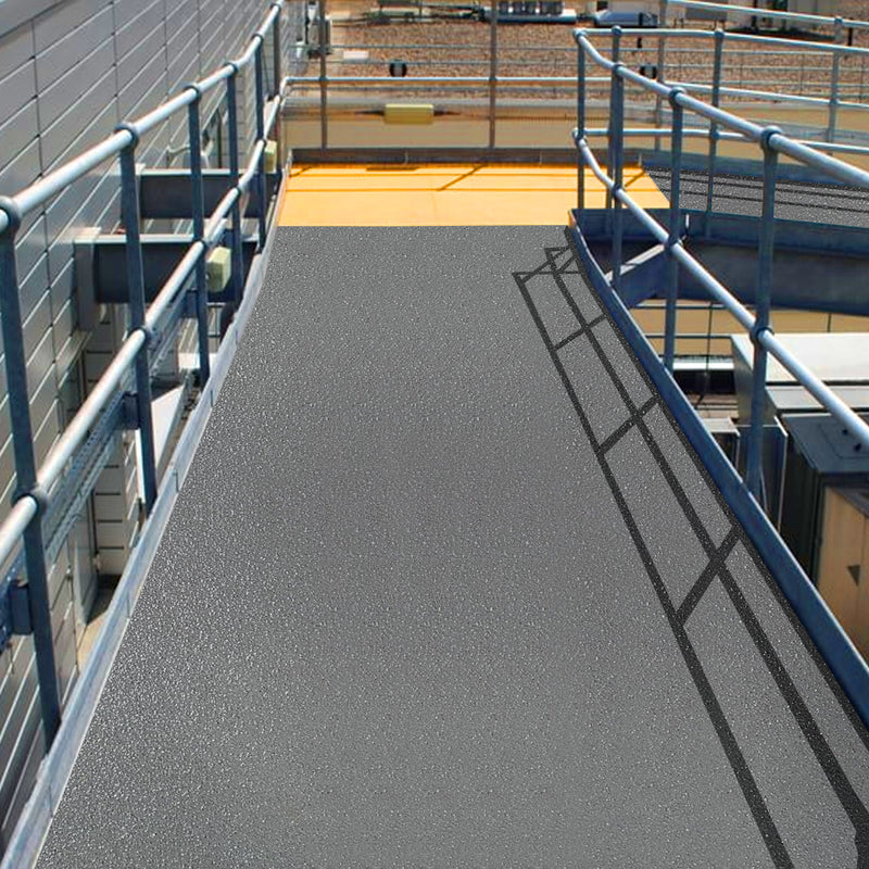 Black Grp Ramp Customisable Heavy Duty Anti-Slip GRP Flooring Sheets for Outdoor Ramp