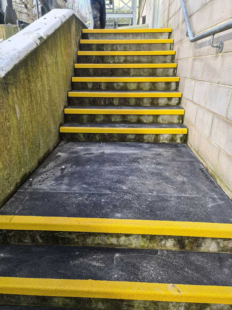 Fine Grit Anti-Slip GRP Stair Treads