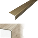 Rosy Brown Luxury Click Vinyl Flooring Stair Nosing Edge Profile Trim