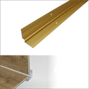 Sienna Anodized Aluminium Stair Nosing For Inner Corner Luxury Click Vinyl Flooring