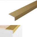 Beige Non Slip Aluminium Stair Edge 40mm x 20mm Nosing For Wooden Treads