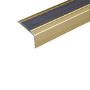 Aluminium Stair Nosing for Carpet & Wooden Stairs, Non-Slip Anodised Trim, Screw Fix, Available in Multiple Colours