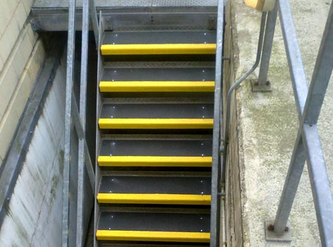 Standard Duty Anti-Slip GRP Stair Treads