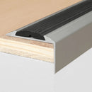 Aluminium Stair Nosing for Carpet & Wooden Stairs, Non-Slip Anodised Trim, Screw Fix, Available in Multiple Colours