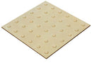 Tan Anti-Slip Tactile Paving Corduroy/Blister