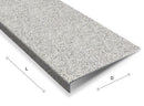 Light Gray Anti-Slip GRP Stair Treads