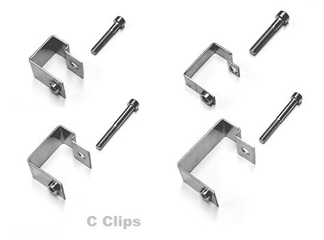Light Gray Grating C Clips