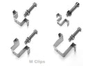 Light Gray Grating M Clips