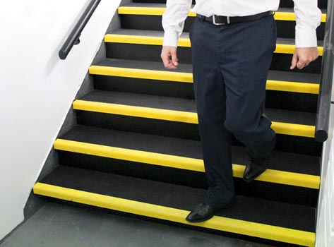 Dark Slate Gray Standard Duty Anti-Slip GRP Stair Treads