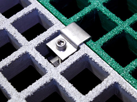 Light Gray Grating C Clips