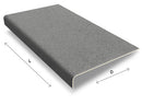 Light Slate Gray Standard Duty Anti-Slip GRP Stair Treads