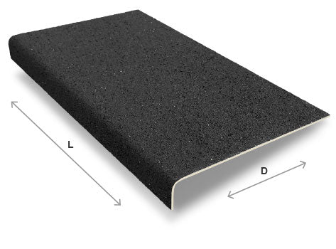 Dark Slate Gray Standard Duty Anti-Slip GRP Stair Treads